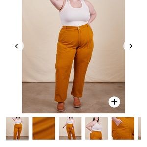 BIG BUD PRESS | pencil work pants , spicy mustard